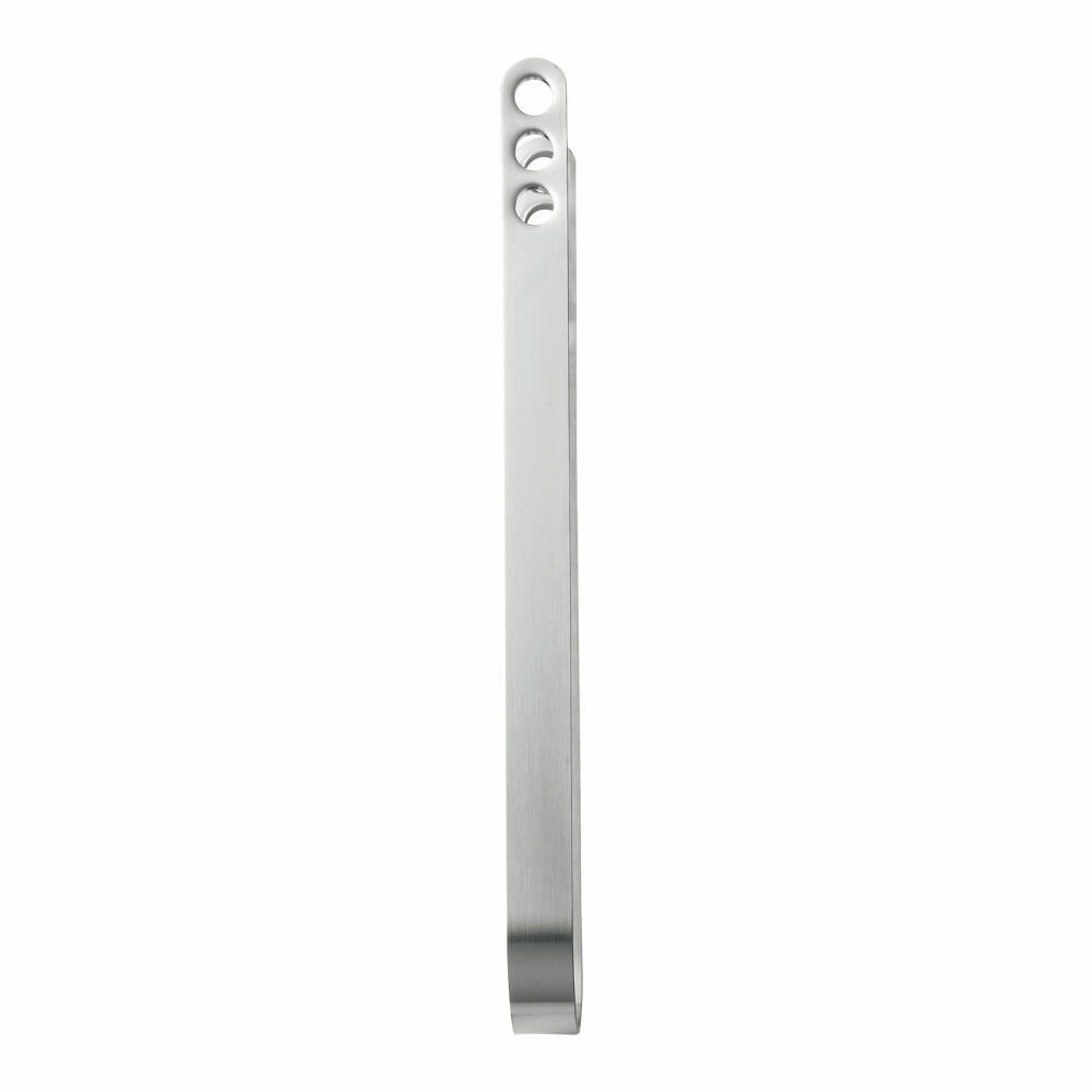 Stelton AJ ice tongs with holes, designer ice tongs, stainless steel, AJ Cylinder Line, 015-1