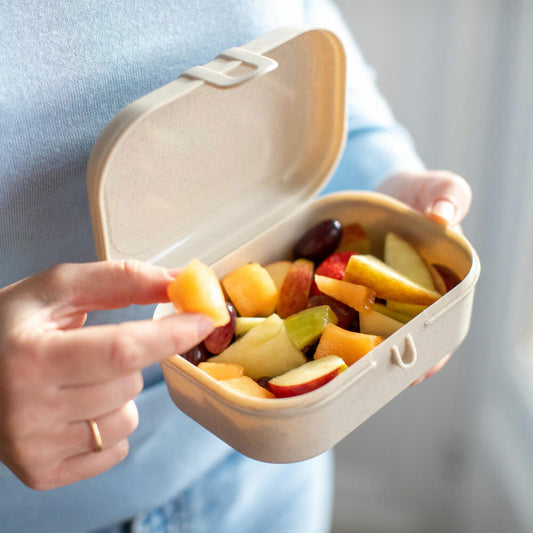 Koziol Lunchbox Pascal S, Brotdose, Kunststoff, Nature Desert Sand, 7158700