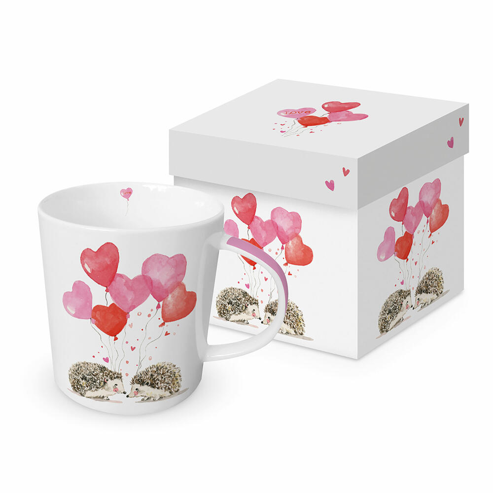 PPD Hedgehogs in Love Trend Mug, in gift box, mug, coffee mug, cup, New Bone China, 400 ml, 160302178