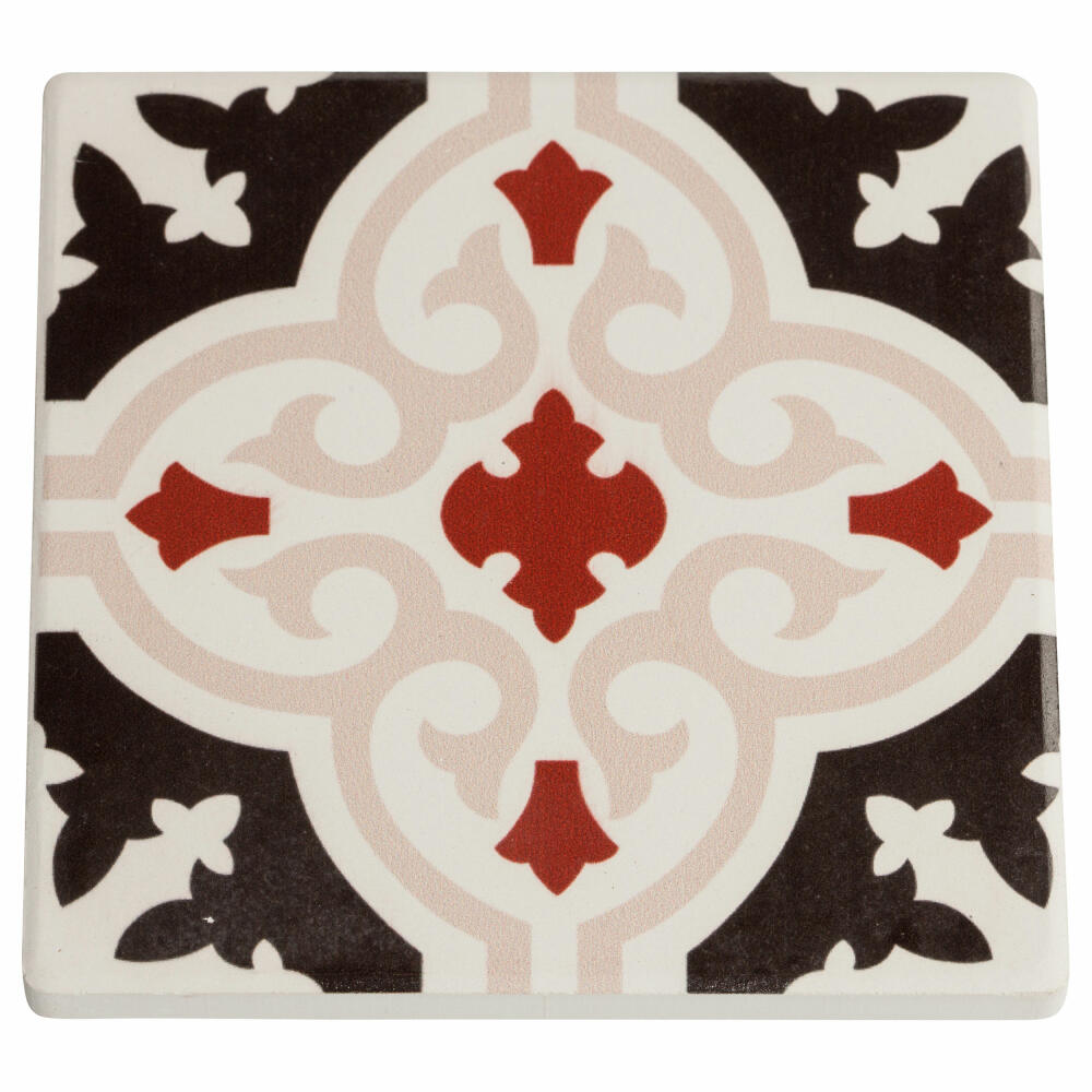 Maxwell & Williams Medina Keramikuntersetzer Bahia, Keramikablage, Ablage, Keramik / Kork, Mehrfarbig, 9.5 cm, DU0012