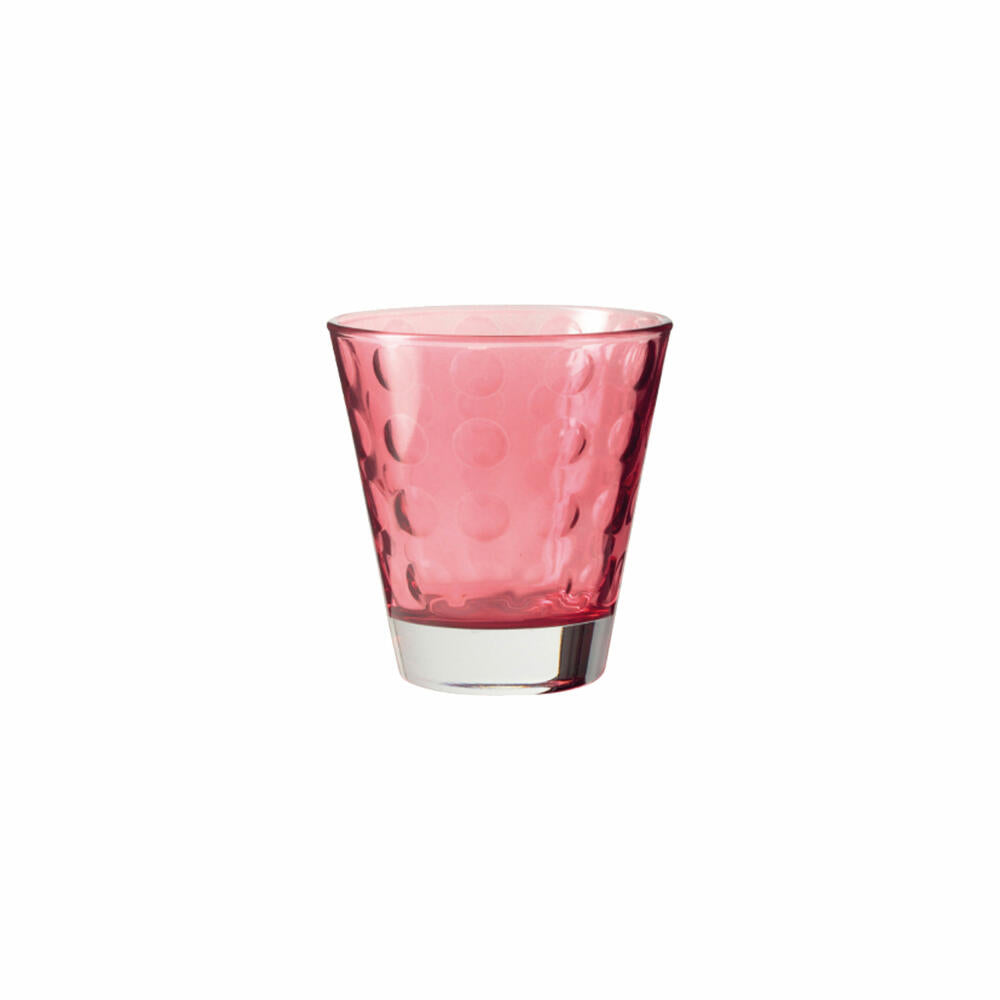 Leonardo Optic whiskey tumblers set of 6, whiskey, whiskey glass, tumbler, glass, rubino, 140 ml, 17989