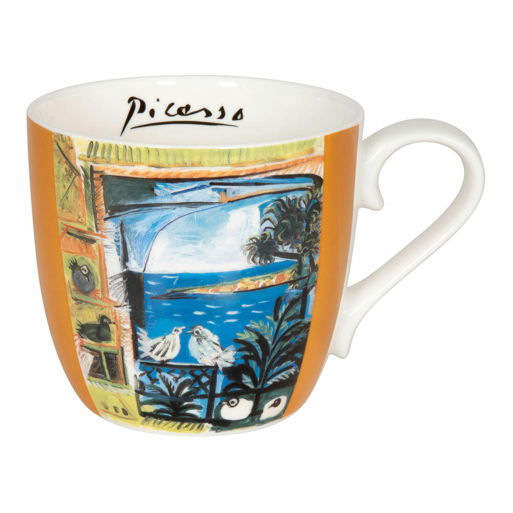 Könitz Becher Picasso - Les Pigeons, Kaffeebecher, Tasse, Kaffeetasse, Bone China, 425 ml, 11 2 057 2439