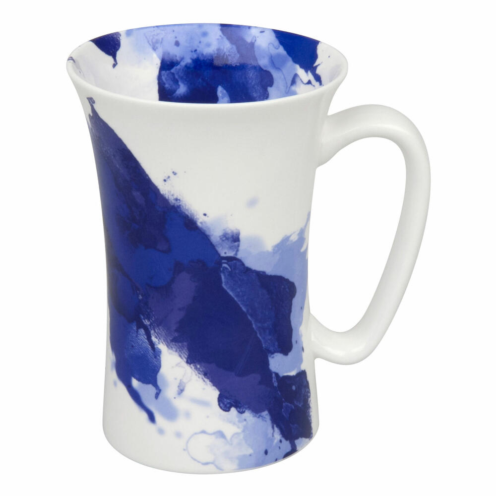 Könitz Seeing Blue Mega Mug, Becher, Tasse, Riesentasse, Bone China, Blau auf Weiß, 630 ml, 11 2 016 2252