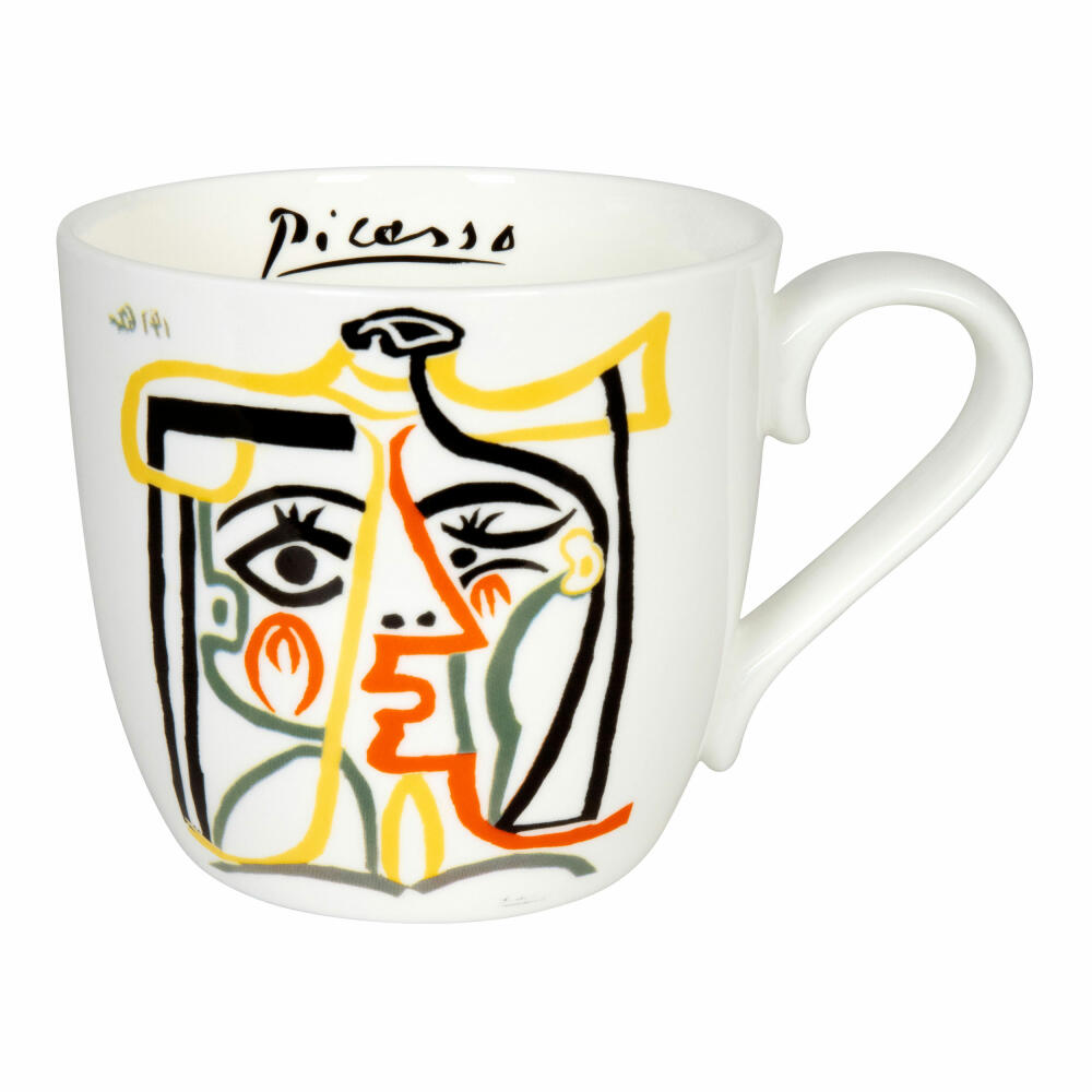 Könitz Becher Picasso - Jaqueline with hat, Kaffeebecher, Tasse, Kaffeetasse, Bone China, 450 ml, 11 2 057 2578