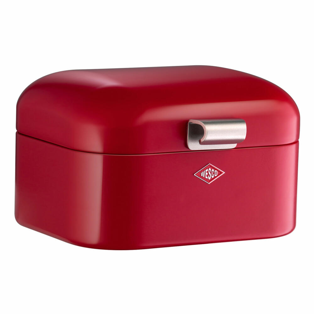 Wesco Mini Grandy, breakfast box, lunch box, sandwich tin, red, sheet steel, 235001-02