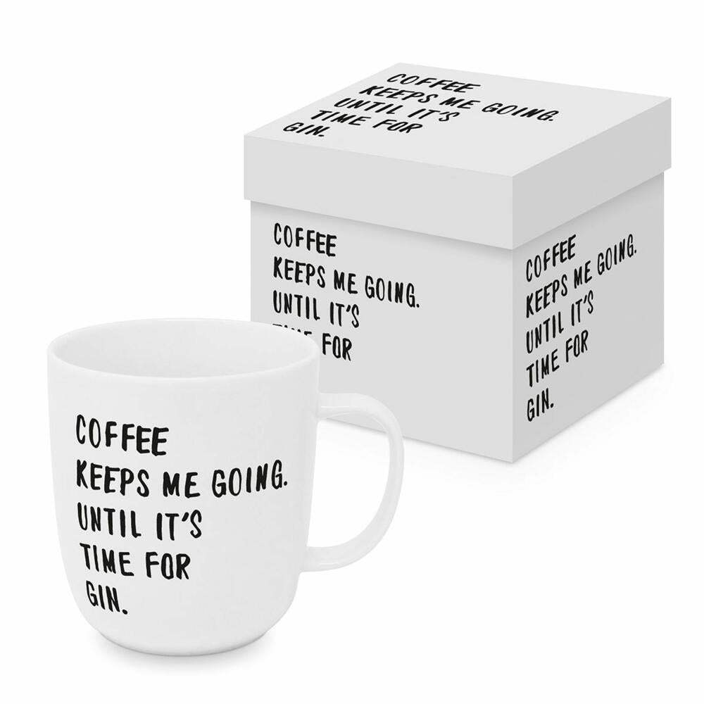 PPD Coffee & Gin Matte Mug, in Geschenkbox, Tasse, Teetasse, Kaffee Becher, 400 ml, 604547