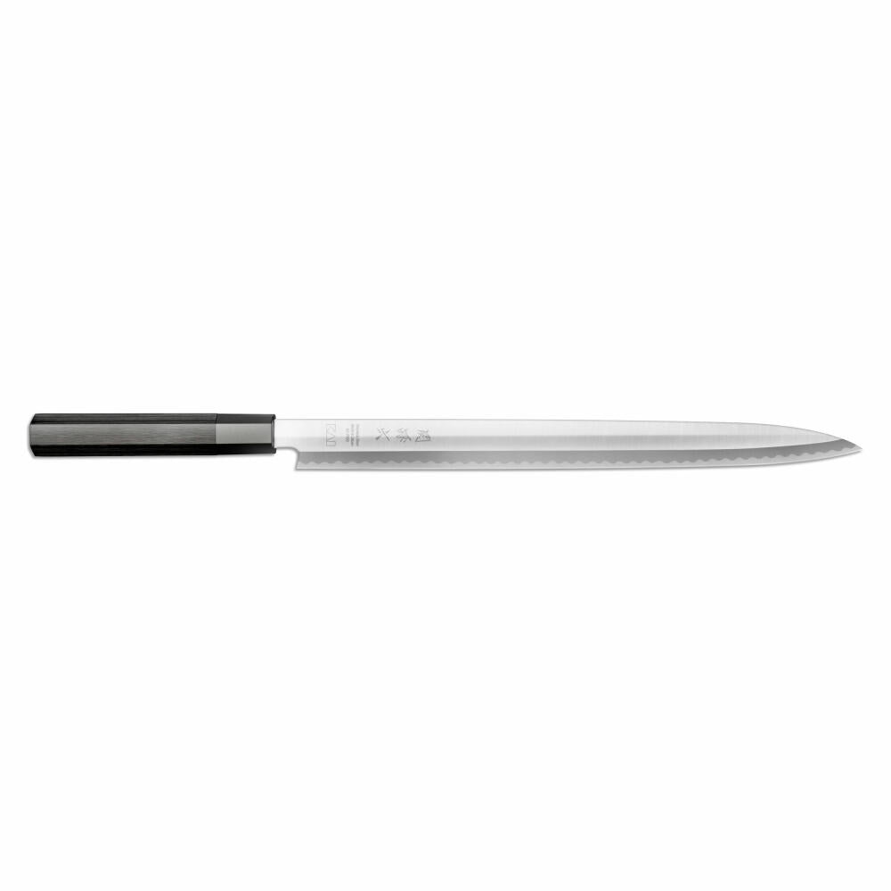 Kai Yanagiba knife Seki Magoroku KK, kitchen knife, filleting knife, carbon steel, pakka wood, blade length 30 cm, KK-0030
