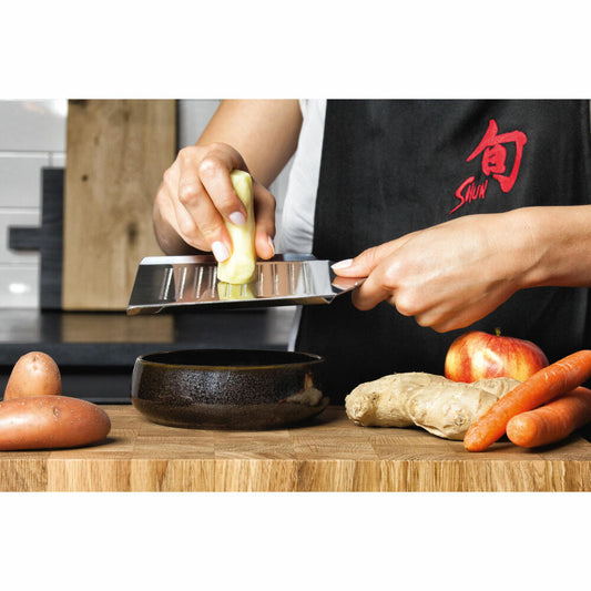 Kai Shun Reibe, Mikroreibe, Gewürzreibe, Ingwerreibe, Knoblauchreibe, Hobel, DM-0900