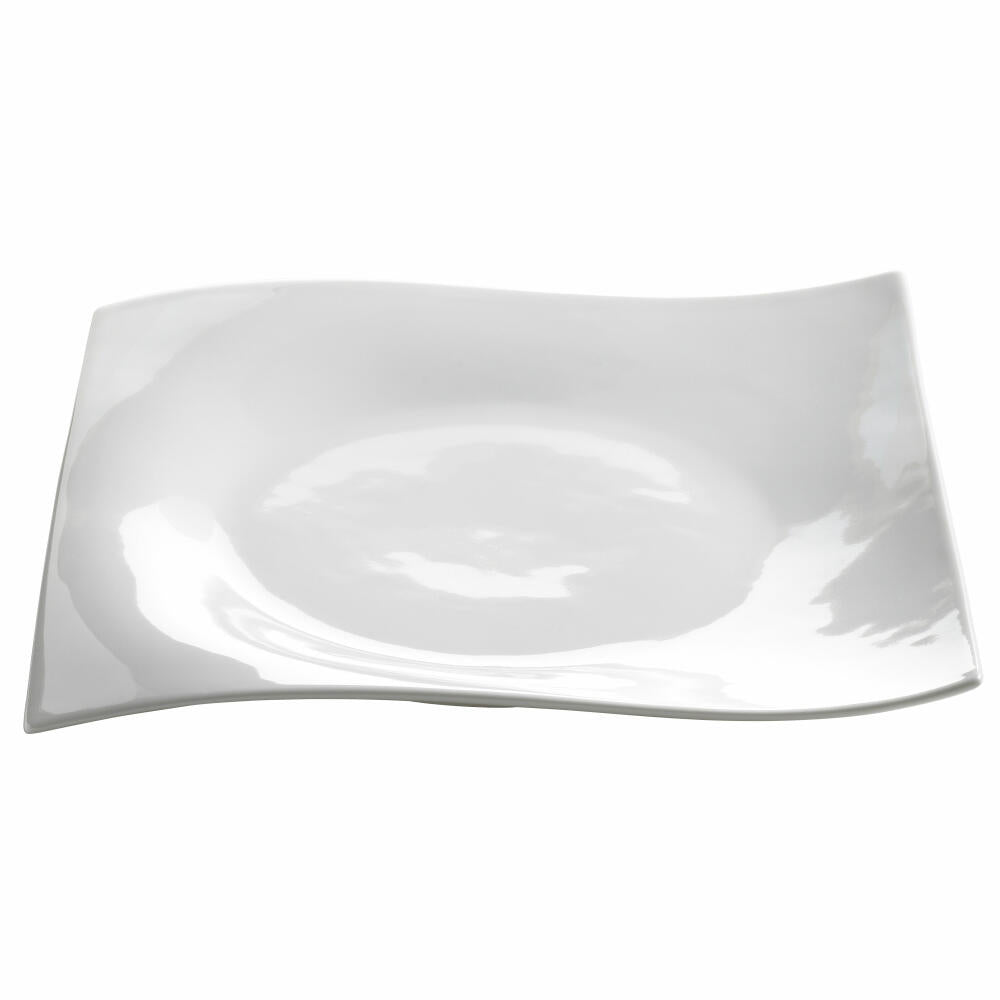 Maxwell & Williams Motion Teller Eckig, Speiseteller, Essteller, Kuchenteller, Geschirr, Porzellan, 27 cm, RP00027