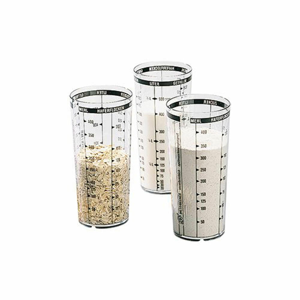 Birkmann Messbecher, Meßbecher, Messbehälter, Küchen Becher, Küchenhelfer, Kunststoff, 0.5 L, 430037
