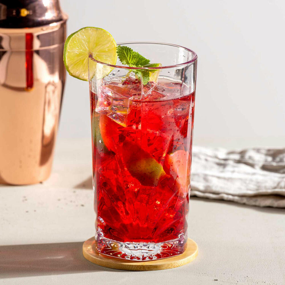 Leonardo Cape Cod Gläser Il Mondo 2er Set, Cocktailglas, Kalk-Natron-Glas, Klar, 530 ml, 077484