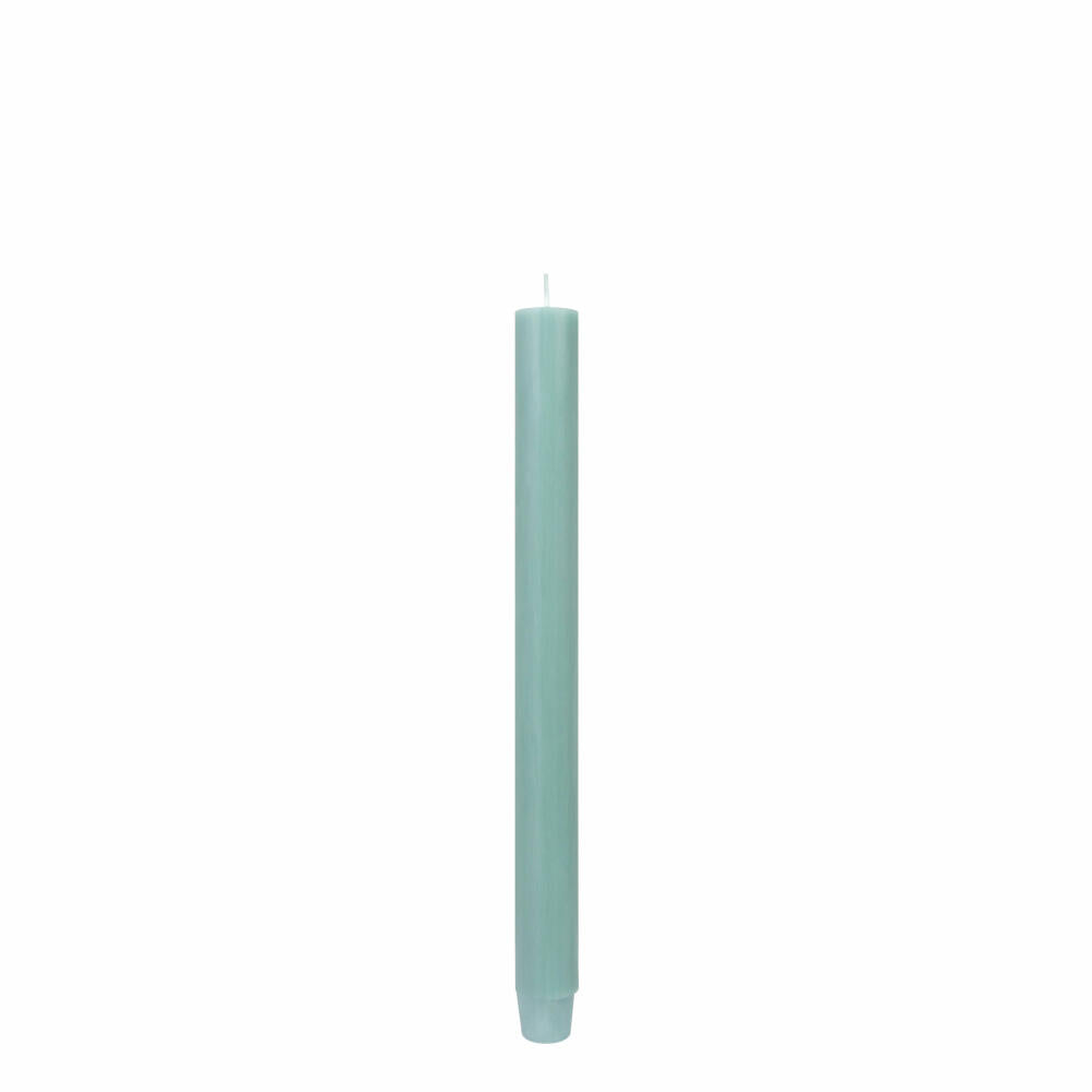 Gift Company stick candle, table candle, pillar candle, stick candle, paraffin, sea green, L 29 cm, 1025804047