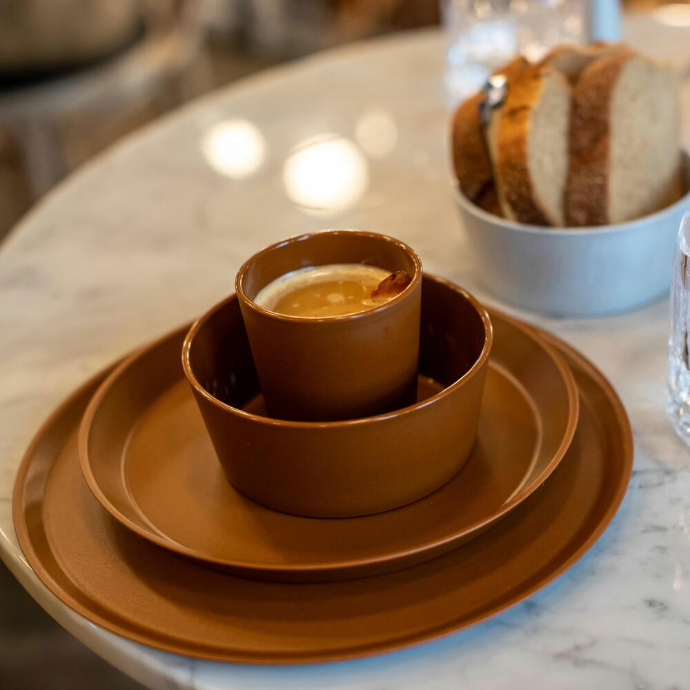 Koziol Becher Connect, Trinkbecher, Tasse, Thermoplastischer Kunststoff, Organic Rusty Steel, 190 ml, 3141674