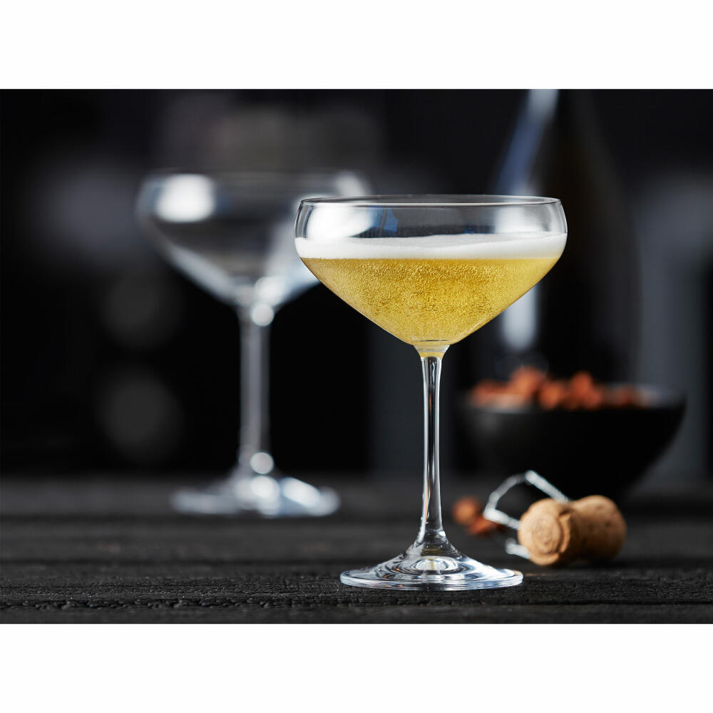 Lyngby Glas Champagnerschale Juvel 4er Set, Kristallglas, Klar, 340 ml, 916180