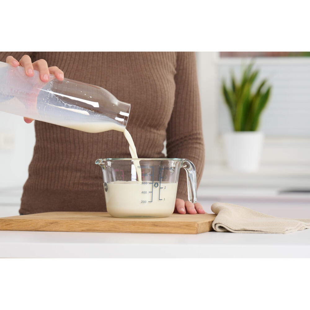 Emsa Messkanne Prep & Bake, Messbecher, Glas, Transparent, 500 ml, K32360