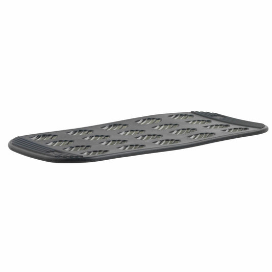 Mastrad Baking Pan for 20 Mini Madeleines, Pastry Mold, Baking Tray, Silicone Mold, Silicone, Gray Transparent, F43214