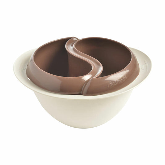 Mastrad Chocolate Tempering Set, with Molds, Chocolate Bath, Chocolate Temperer, Plastic, Silicone, White and Brown, F47960