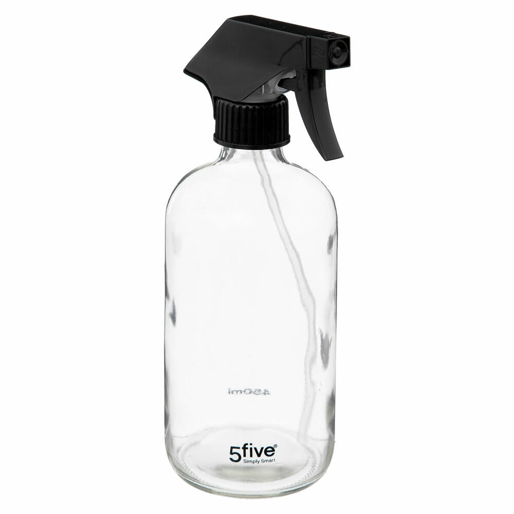 5five Simply Smart Spray Dispenser, Spray Bottle, Glass, Plastic, Transparent, 450 ml, 174713A