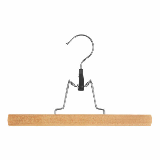 5five Simply Smart 3 Kleiderbügel mit Holzklammern , Holz, Stahl, Beige, 151514