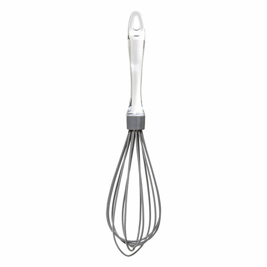 5five Simply Smart whisk, mixing whisk, plastic, iron, silicone, grey, 29.5 cm, 146628A