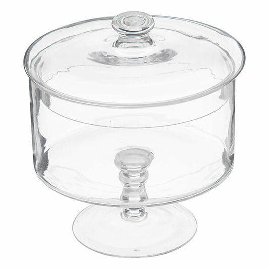 5five Simply Smart Bonboniere Gateaux auf Fuß, Keksdose, Glas, Transparent, 1.8 L, 115632