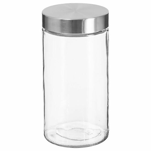 5five Simply Smart preserving jar Nixo, storage jar, glass, stainless steel, transparent, 1.7 L, 135298