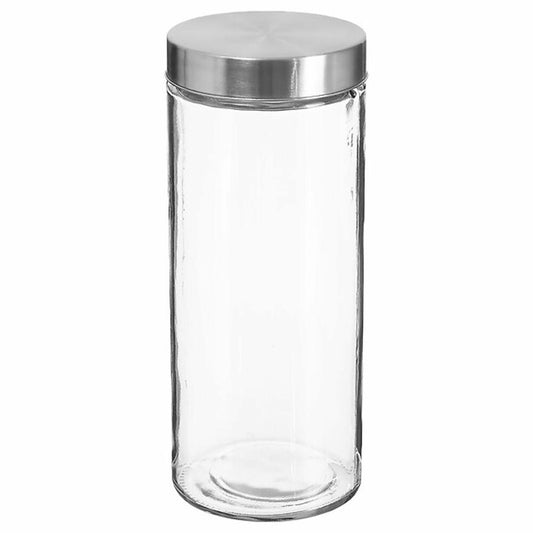 5five Simply Smart preserving jar Nixo, storage jar, glass, stainless steel, transparent, 2 L, 135299