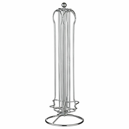 5 Five Simply Smart coffee capsule holder, storage stand for up to 36 espresso capsules, rotatable, steel, 119591A