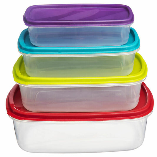 5five Simply Smart Aufbewahrungsdosen-Set Colors 4-tlg., Kunststoff, Mehrfarbig, 120395