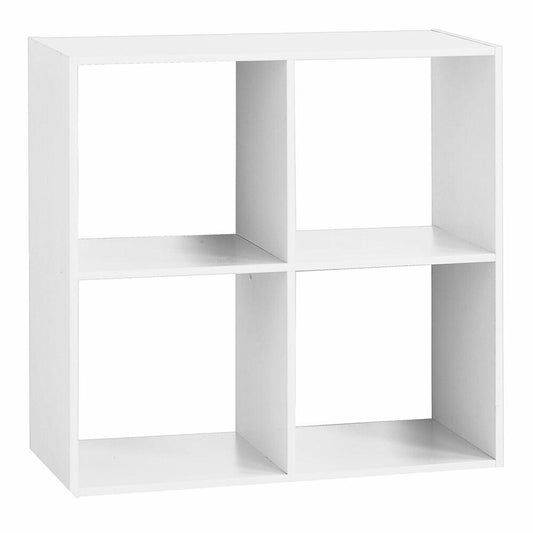 5five Simply Smart Regal Mix N Modul 2x2, Holzspahn, Weiß, 67.5 x 67.5 cm, 138908C