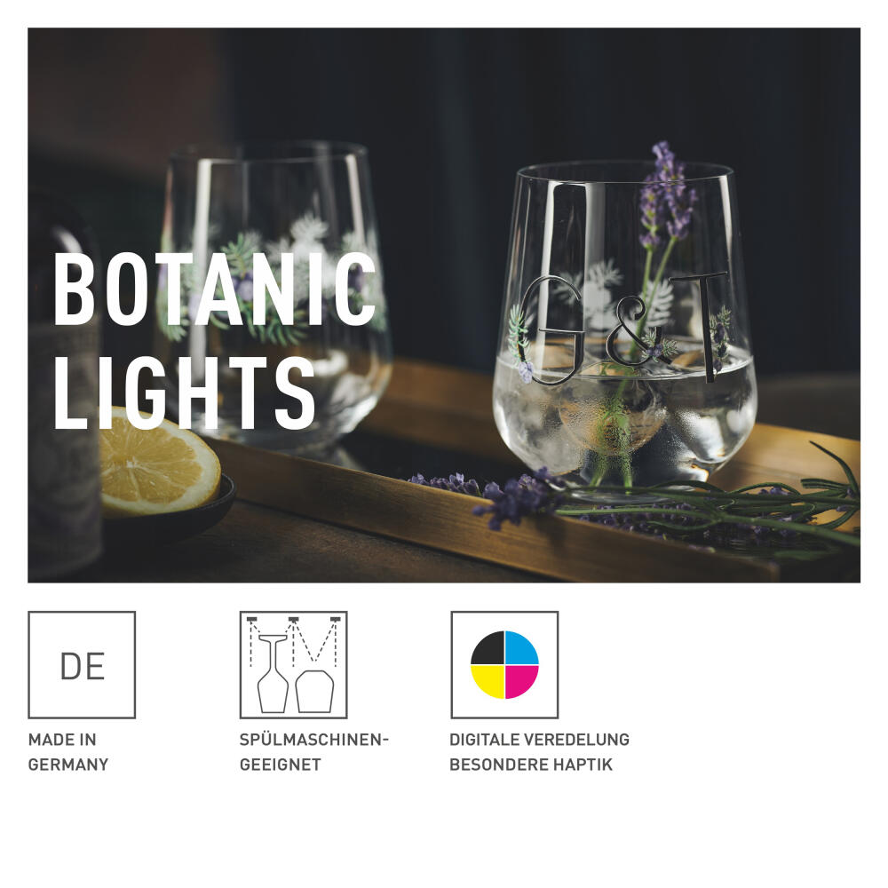 Ritzenhoff Ginglas 2er Set Botanic Lights 005, 006, Ritzenhoff Design Team, Kristallglas, 720 ml, 3881001