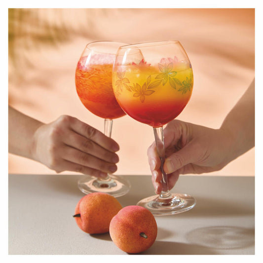Ritzenhoff Cocktailgläser 2er Set Summer Breeze 001 002, Ana C. Vasconcelos F25, Kristallglas, 655 ml, 8071001