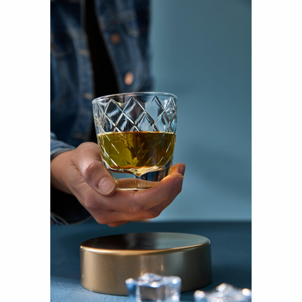Ritzenhoff Whiskygläser 2er Set Picco Cappuccino, RDT F25, Kristallglas, 205 ml, 3992002