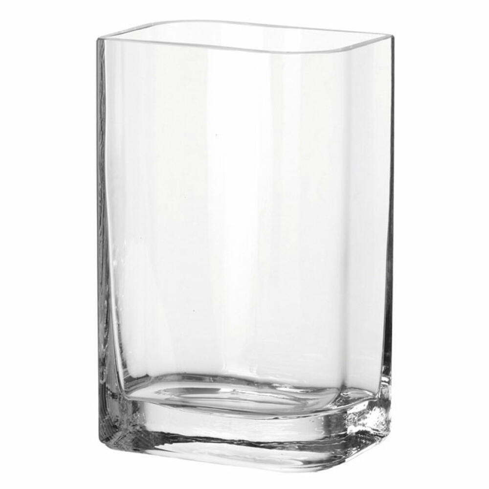 Leonardo Lucca Vase, Blumenvase, eckig, Glas, 25 x 15 cm, 14384