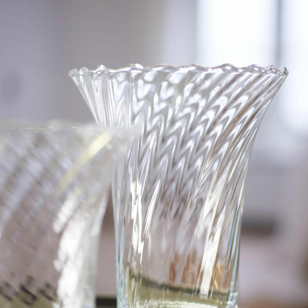 Leonardo vase RAVENNA, decorative vase, flower vase, glass vase, glass, clear, 14.5 cm, 018608