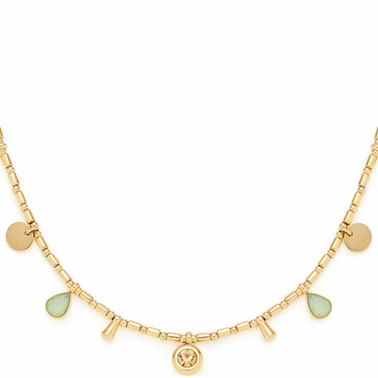 Leonardo Jewels Halskette Ella, Kette, Schmuckkette, Modeschmuck, Edelstahl IP Gold, Mehrfarbig, 023543