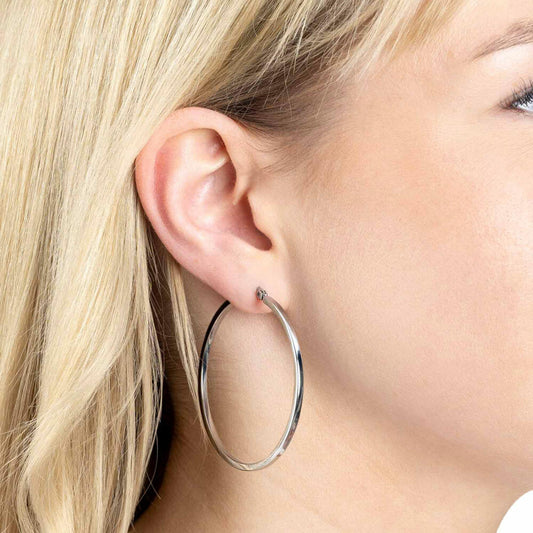 Leonardo Jewels Creole Marli, Earring, Earrings, Jewelry, Stainless Steel, Silver, 023575