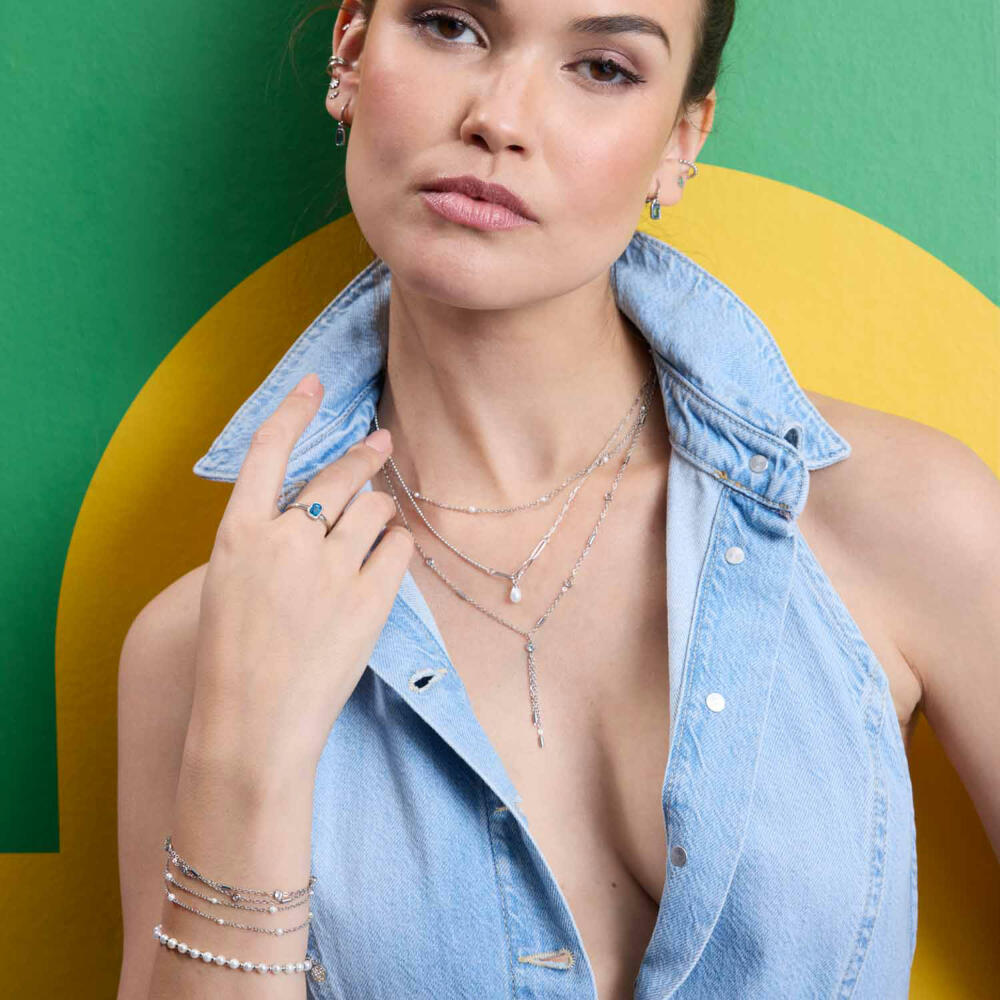 Leonardo Armband Francis Ciao, Armschmuck, Schmuck, Edelstahl, Zirkonia, 024981