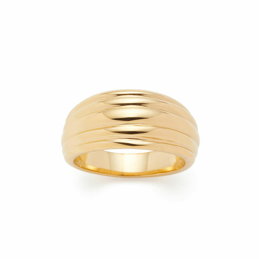 Leonardo Ring 19 Gold Elisabeth, Fingerring, Schmuck, Größe 19, Edelstahl Gold, 025302