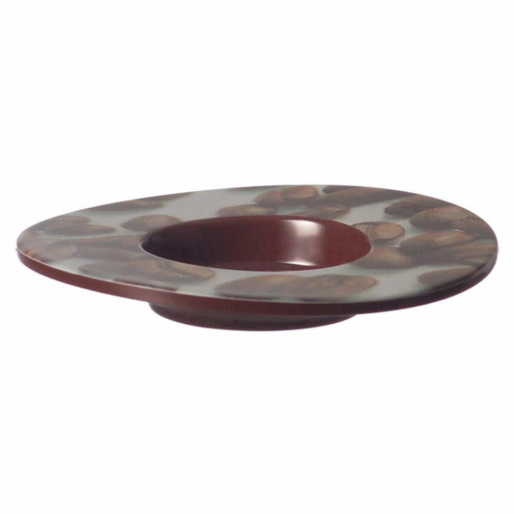 Leonardo Loop Untersetzer Kaffee, Untertasse für Espresso Tasse, Kunststoff, mehrfarbig, Ø 11 cm, 58168