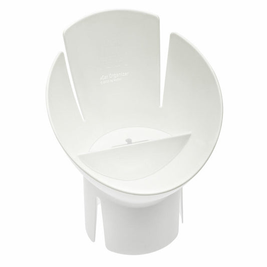 Koziol Fritz Cockpit Manager, Utensilo, Storage basket, Basket, Charging station, Plastic, White, H 16.7 cm, 4051525