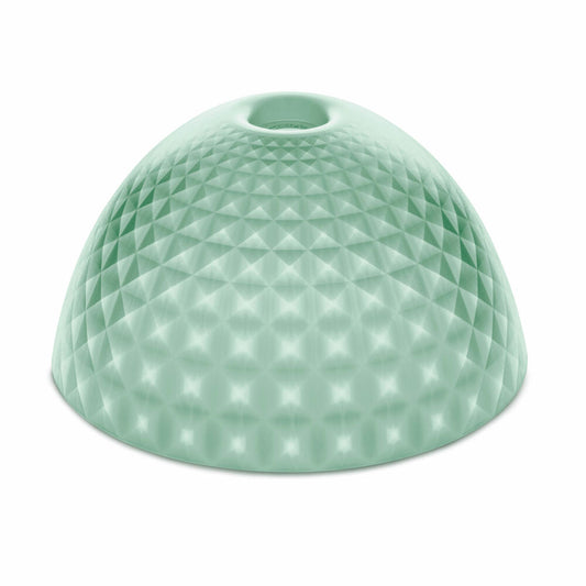 Koziol Stella Silk M lampshade, ceiling, light, lamp, plastic, transparent Eucalyptus Green, 43.5 cm, 1946656