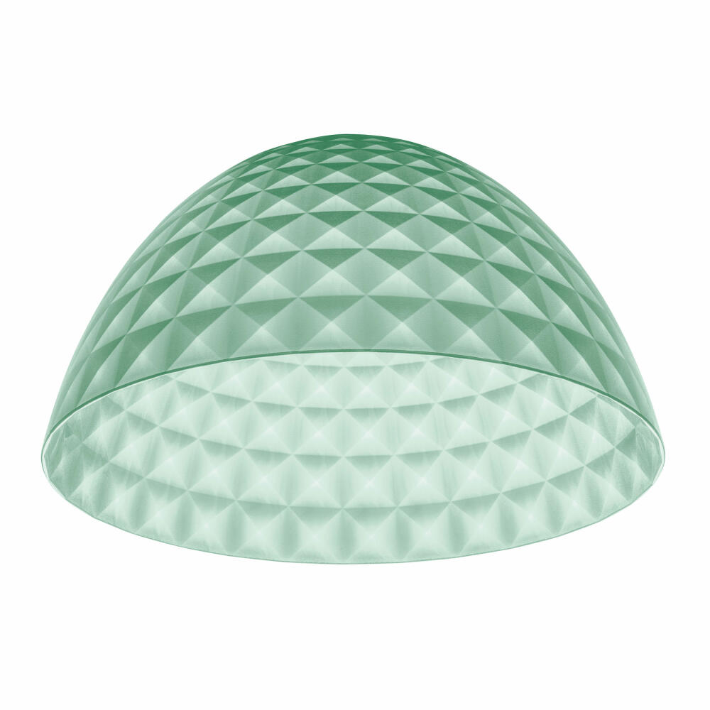 Koziol Stella Silk M Lampenschirm, Decke, Leuchte, Lampe, Kunststoff, Transparent Eucalyptus Green, 43.5 cm, 1946656