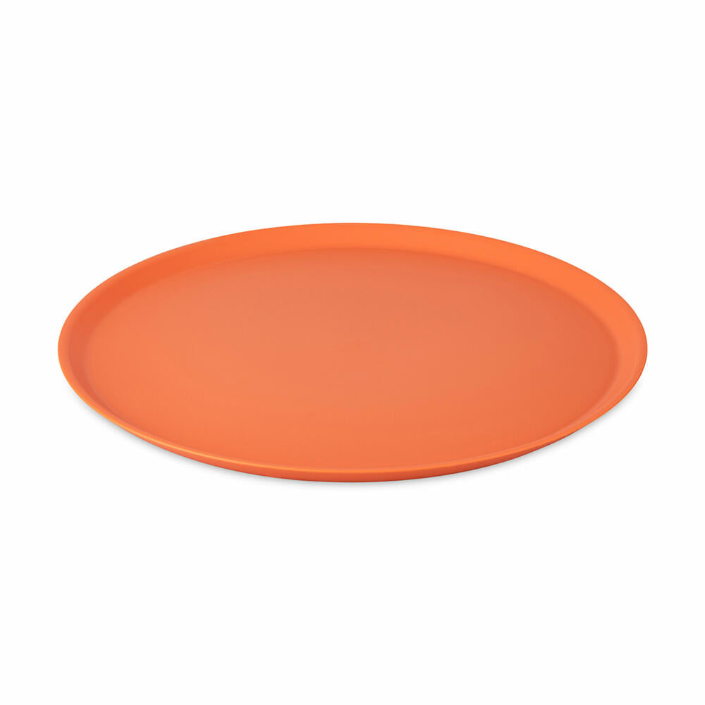 Koziol Plate Connect Nora Plate, Dinner Plate, Plastic, Strong Coral, 25.5 cm, 8367725