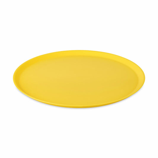 Koziol Plate Connect Nora Plate, Dinner Plate, Plastic, Strong Yellow, 25.5 cm, 8367724
