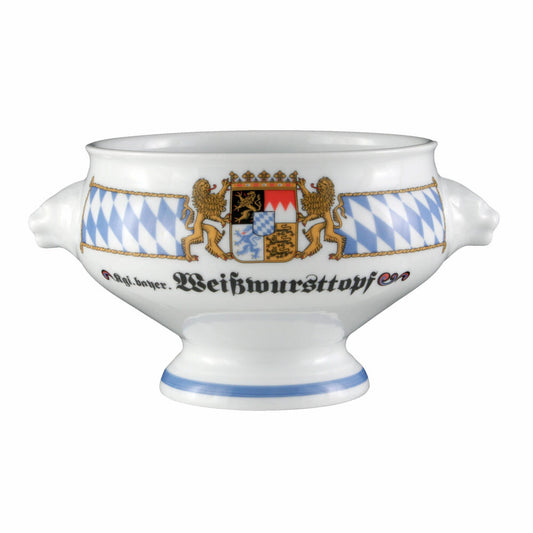 Seltmann Weiden Compact Terrine Löwenkopf, Weißwursttopf, Schüssel, Porzellan, 1 L, 001.455693