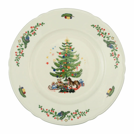 Seltmann Weiden Marie-Luise dinner plate, plate, porcelain, Christmas, Ø 27.3 cm, 001.291208