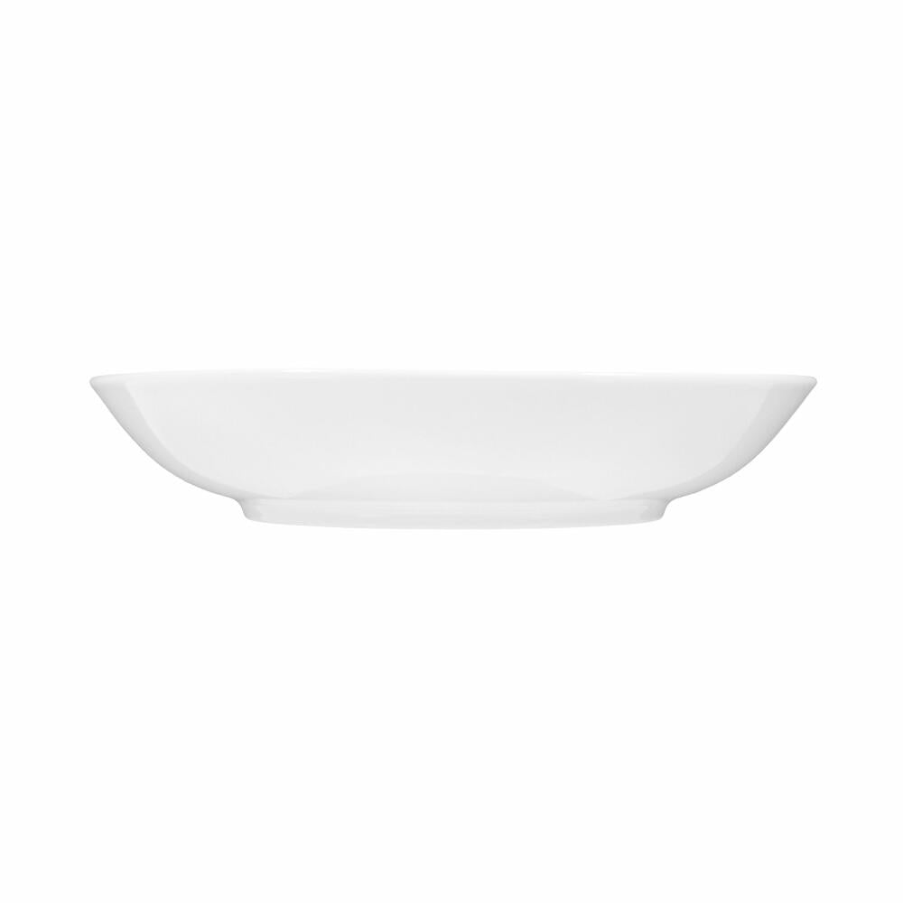 Seltmann Weiden Lido soup plate, plate, dinner plate, porcelain, coup white, Ø 21.1 cm, 001.199244