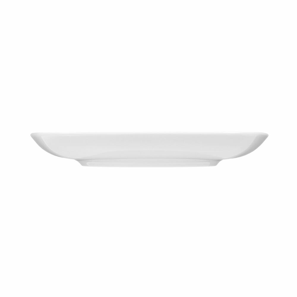 Seltmann Weiden Lido Saucer Square, Underplate, Porcelain, White, 14.6 cm, 001.204069