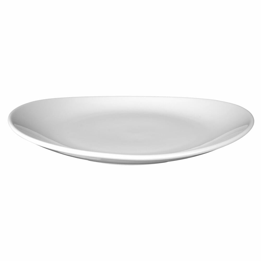 Seltmann Weiden Modern Life Plate Oval, Dinner Plate, Porcelain, White, 26.9 x 24.6 cm, 001.657567